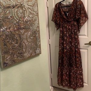 BCBGeneration Dresses - BCBG dark floral maxi dress BCBGeneration Dresses - BCBG dark floral maxi dress